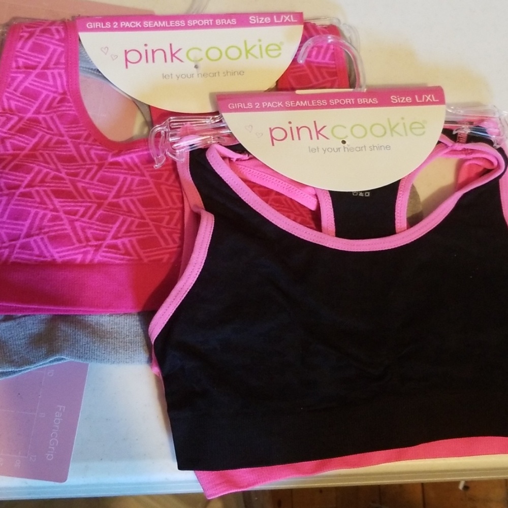 Girls brand new sports bras 4 total